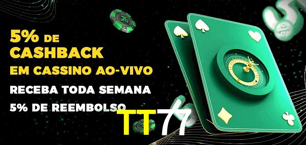 Promoções do cassino ao Vivo TT77